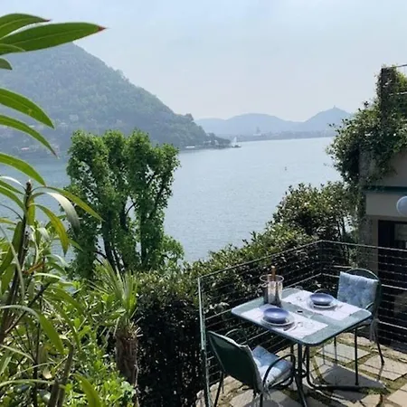 펜션 Lakeviewcabin - Studio With Lake View 코모